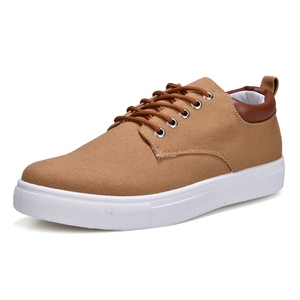 Chaussures décontractées en toile pour hommes, légères, à lacets, couleur unie, tendance, grandes tailles 39-48, vente en gros - Product Image 4
