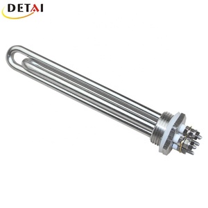 <span class=keywords><strong>12V</strong></span> <span class=keywords><strong>12V</strong></span> 300W 2U forma Tubular <span class=keywords><strong>calentador</strong></span> eléctrico de inmersión elemento de calefacción con 1 pulgada BSP - Product Image 3