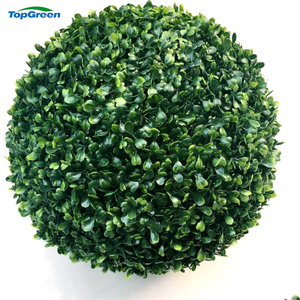 decoration hanging artificial boxwood topiary grass balls