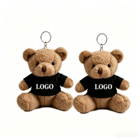 T-shirts vierges en polyester blanc pour sublimation, motifs ours en peluche, tailles 10/22/26/30/40 cm, pour cadeaux d'anniversaire