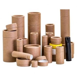 Eco Friendly Kraft Biodegradable <b>Lip</b> <b>Balm</b> Tubes Lipstick Tubes - Product Image 1