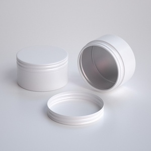 Pot en aluminium 150g 150ml pour pommade, baume à barbe, bougie, couleur or, blanc, noir, style pot à café - Product Image 2