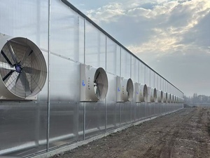 Ventilador de Extracción Profesional para Invernadero de Fibra de Vidrio con Obturador Automático para Control Climático en Edificios Agrícolas - Product Image 6