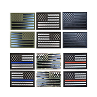 Offre Spéciale infrarouge IR US USA drapeau Patch tactique PVC réfléchissant drapeau américain Patch