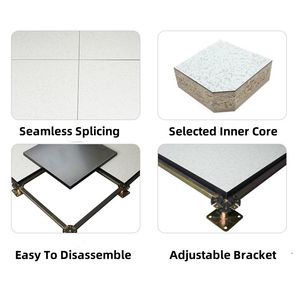 Suelo Técnico Elevado Antiestático de Diseño <span class=keywords><strong>Industrial</strong></span> Moderno con Núcleo de Madera y Revestimiento HPL para Centros de Datos - Product Image 4