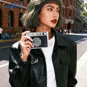 Étui pour appareil photo en cuir écologique anti-poussière et anti-rayures Caiyoule Lens Sticker Mini Evo avec dessin animé mignon pour <span class=keywords><strong>Fujifilm</strong></span> - Product Image 6