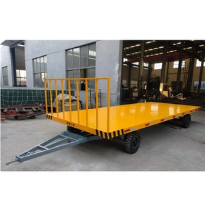 Remolque de Plataforma Plana de 5 Toneladas, Remolque Práctico de Cama Baja para el Transporte de Automóviles - Product Image 1