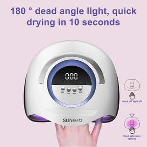 Lámpara de Uñas UV LED de Alta Potencia 300W para Salón en Casa con 4 Temporizadores, 72 Perlas y Pantalla LCD para Secado de Esmalte en Gel - Product Image 4