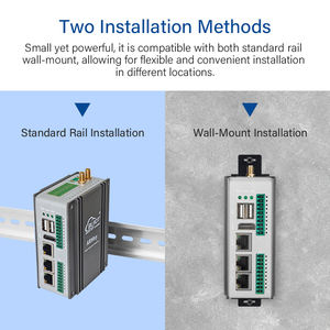 อุปกรณ์คอมพิวเตอร์อุตสาหกรรมแบบ Smart Industrial Edge Computing รองรับ RS232 RS485 CAN DI DO GPIO รวมกัน คอนโทรลเลอร์อุตสาหกรรมแบบ Ethernet 2X10/100M - Product Image 4