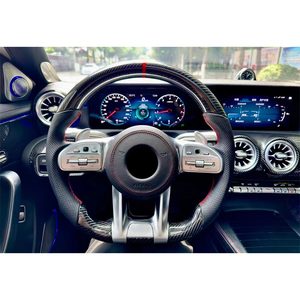 Volante in Pelle per <span class=keywords><strong>Mercedes</strong></span> Benz W205 Compatibile con Modelli W212 W463 W222 <span class=keywords><strong>C180</strong></span> C200 C250 C300 C43/C63 AMG - Product Image 5