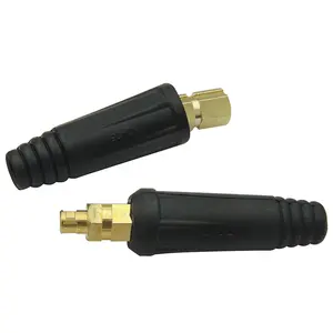 Europe Welding Machine Quick Fitting Female Male Cable Connector Socket Plug Adaptor DKJ 10-25 35-50 70-95 Cable Connector