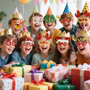 2025 dễ thương Halloween & giáng sinh kính khung mới phong cách phim hoạt hình mô hình trẻ em bên trang trí và quà tặng kỳ nghỉ đồ trang trí - Product Image 2