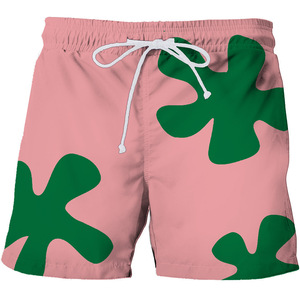 Pantaloncini da Spiaggia Unisex Stile <span class=keywords><strong>SpongeBob</strong></span> <span class=keywords><strong>SquarePants</strong></span> con Stampa Digitale 3D in 100% Poliestere e Chiusura con Coulisse - Product Image 5
