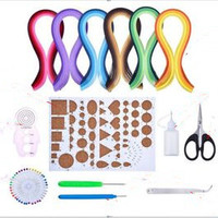 Kit de papier Quilling pour bricolage fait à la main