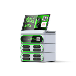 Station de recharge pour téléphone cellulaire mobile en libre-service de table avec paiement par <span class=keywords><strong>carte</strong></span> de crédit station de location de banque d'énergie - Product Image 2