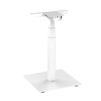 JIECANG Table de bar à café électrique minimaliste à pied unique en métal réglable en hauteur pour la cuisine