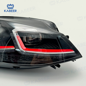 Pour VW <span class=keywords><strong>Golf</strong></span> Mk7 <span class=keywords><strong>Gti</strong></span> bande rouge pour VW <span class=keywords><strong>GOLF</strong></span> <span class=keywords><strong>7</strong></span> MK7 VII STILE <span class=keywords><strong>7</strong></span>.5 phares lifting Style mise à niveau phare modifié - Product Image 4