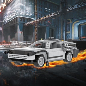 Bloques <span class=keywords><strong>de</strong></span> Construcción del Supercoche <span class=keywords><strong>de</strong></span> Carreras <span class=keywords><strong>de</strong></span> la Famosa <span class=keywords><strong>Película</strong></span> Volver <span class=keywords><strong>al</strong></span> <span class=keywords><strong>Futuro</strong></span>, Juguetes para Niños - Product Image 4