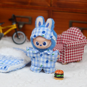4th Generation Bubu Doll Clothes Pajamas 10cm Vinyl Doll Outfit Unisex Toy Apparel For Kids And Youth - Product Image 1