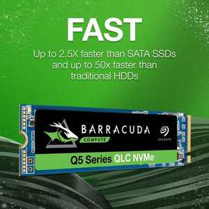 Für Seagate Barracuda Q5 1TB M.2 NVMe PCIe Gen3 X 4 3D QLC Desktop/Laptop Interne SSD mit 1-Jahres-Rettungsdienst und SATA 3.0 - Product Image 5