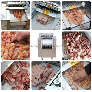Découpeuse de cube de viande crue de canard de viande séchée séchée de boeuf d'acier inoxydable - Product Image 2