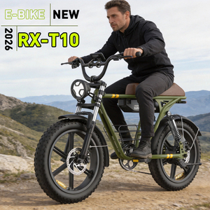 Electric mountain bike Full suspension electric bike Dual brake e-bike Suspension fat tire bike <b>Ebike</b> for adults - Product Image 1
