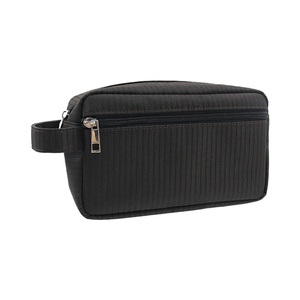 Sac de maquillage cosmétique en néoprène écologique personnalisé de grande capacité conception portable avec fermeture éclair - Product Image 6