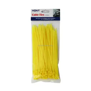 Chine usine nylon 66 pa 66 matériel serre-câble fournisseur en plastique serre-câble sangle wraps2.5 * 60mm attaches zippées