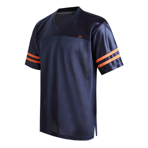 Jersey de Fútbol Americano Personalizable al por Mayor, Transpirable, 100% Poliéster, Ecológico, de Primera Calidad, Colores Personalizados para Equipos - Product Image 1