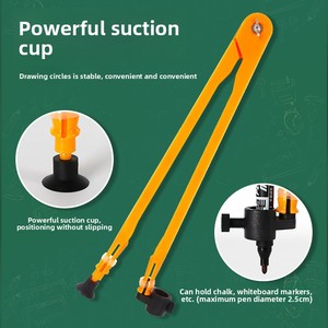 Juego de Triángulos Magnéticos de Plástico de 50 cm para Profesor, Juego de Regla, Compás y Transportador Plegable de 30 cm para Enseñanza - Product Image 5