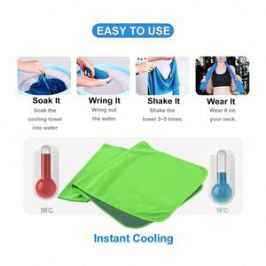 Toalla Deportiva de Enfriamiento Instantáneo con Logotipo Personalizado, Toalla de Poliéster Refrescante para Clima Cálido y Deportes de Verano - Product Image 4