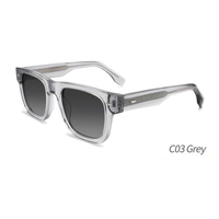 Lunettes de soleil polarisées en acétate pour femmes, modèle 2026, vente en gros, design de luxe personnalisé, lunettes de soleil carrées de haute qualité