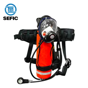 6.8l Scba With Carbon Fiber Composite Cylinder Complete Set Of Self Contained Breathing Apparatus