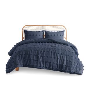 Juego de edredón con estampado Floral de Jacquard DB Clip, fundas de almohada lisas con técnica tejida bordada Super King de 6 piezas para boda en casa - Product Image 6