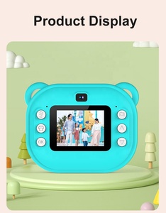 Hot Bán Ống Kính Kép 48MP 1080P Trẻ Em Máy Ảnh Kỹ Thuật Số <span class=keywords><strong>2</strong></span> Inch HD Nhiệt Ngay Lập Tức In Microsd Đồ Chơi Cho Ảnh Tự Sướng Ảnh-Video Chụp - Product Image 2