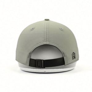 Casquette de baseball personnalisée professionnelle à 6 panneaux non structurée, casquette à couronne basse à séchage rapide avec broderie, en polyester haute performance - Product Image 4