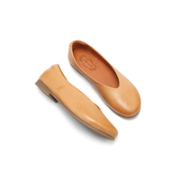 Ballerines plates d'été pour femmes à bout rond, antidérapantes, chaussures de bureau