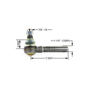 Extremo de Barra de Acoplamiento ES2091R para <span class=keywords><strong>Camiones</strong></span> Comerciales e Industriales Chevy FL International Kenworth <span class=keywords><strong>Peterbilt</strong></span>, etc. - Product Image 6
