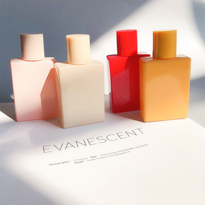 En stock, flacon pulvérisateur de parfum en verre de 30 ml avec bouchon à vis, atomiseur cosmétique portable de luxe rechargeable, coloré - Product Image 2