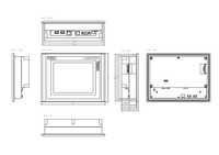 6AV6643-0CB01-1AX1 SIMATIC HMI MP277 8 İnç TFT Çoklu Panel Dokunmatik Ekran