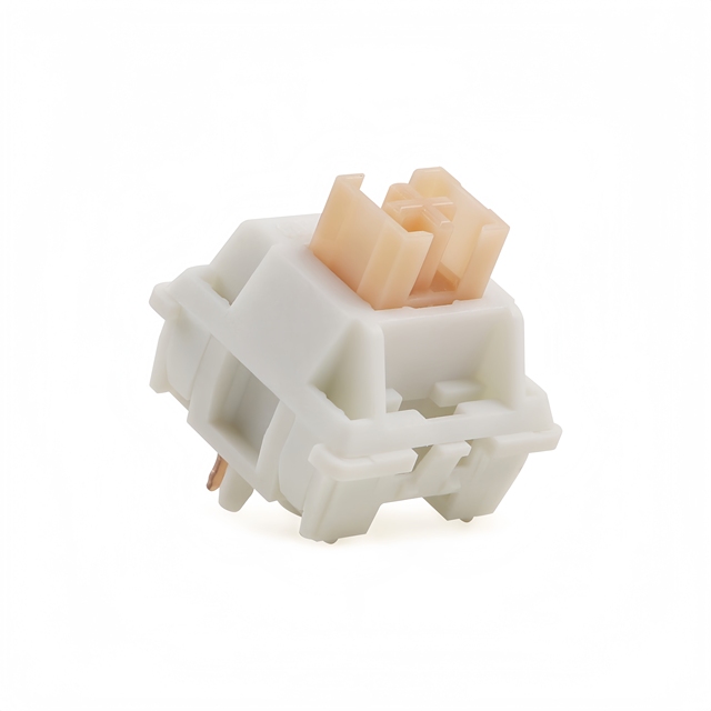 Wholesale Outemu Cream Yellow Pro Silent Tactile Switch 5Pin Pre-Lubed MX Mechanical Keyboard Switch for Custom RGB Keyboard