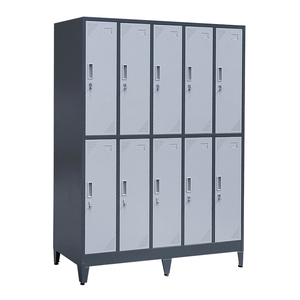 Armoire casier métallique, mobilier commercial, casier extérieur en métal pour école, casier de rangement 9, 12, 15, 18, 24 portes, casier de gym à vendre - Product Image 1