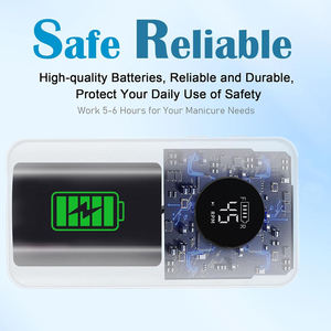 Taladro de Uñas Portátil Recargable, Lima de Uñas Eléctrica de Alta Velocidad, Herramienta para el Cuidado de las Uñas - Product Image 6