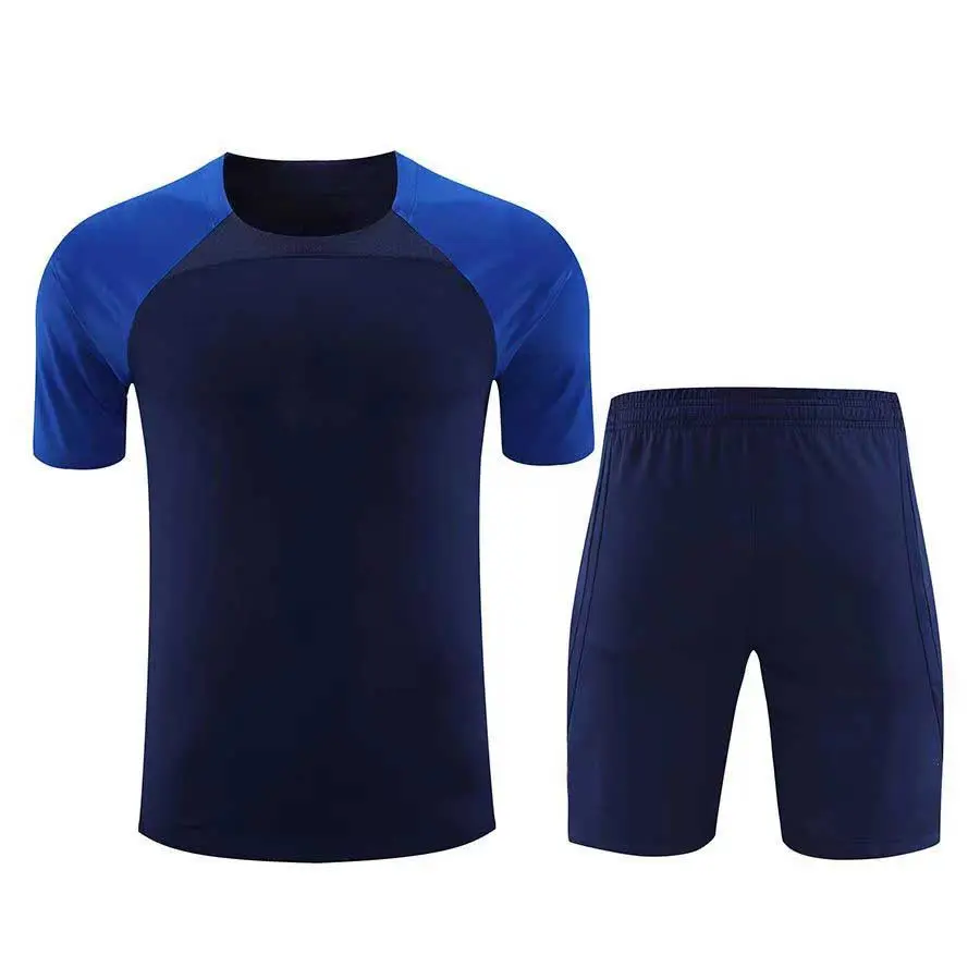 नया 24-25 पुरुषों का फ़ुटबॉल सेट उच्च गुणवत्ता वाले आरामदायक और बहुमुखी स्पोर्ट्सवियर त्वरित सुखाने वाले प्रशिक्षण कपड़े