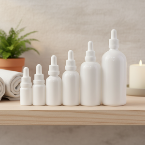 Bouteilles compte-gouttes en verre ambré anti-UV pour huiles essentielles, bouteilles en verre brun en gros avec bouchon compte-gouttes pour teintures et aromathérapie - Product Image 6