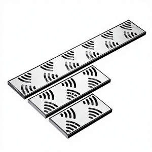 OEM 304 Stainless Steel Thickened Rectangular Long Strip Floor <b>Drain</b> High Capacity Deodorizing Filter for <b>Bathroom</b> Accessories - Product Image 1