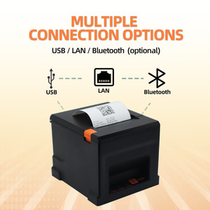 Máy in hóa đơn nhiệt trực tiếp không dây Bluetooth GTCODESTAR 80mm, máy in nhãn vận chuyển nhiệt di động USB GT-P803 - Product Image 4