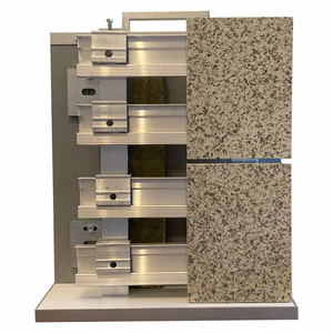 Sistema Moderno <span class=keywords><strong>de</strong></span> Revestimiento <span class=keywords><strong>de</strong></span> <span class=keywords><strong>Fachada</strong></span> Prefabricado con Acabado <span class=keywords><strong>de</strong></span> Granito, <span class=keywords><strong>Paneles</strong></span> <span class=keywords><strong>de</strong></span> Revestimiento Ventilados para Muro Cortina - Product Image 1
