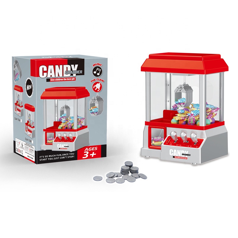 Обучающая игрушка, мини-аркадная машина, игрушка, игровая машина для конфет с музыкой, подарок для детей