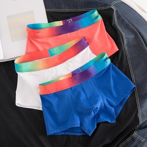 Nuevas bragas de algodón para hombre, con personalidad a la moda Calzoncillos Bóxer, calzoncillos sexis de arcoíris para hombre - Product Image 4